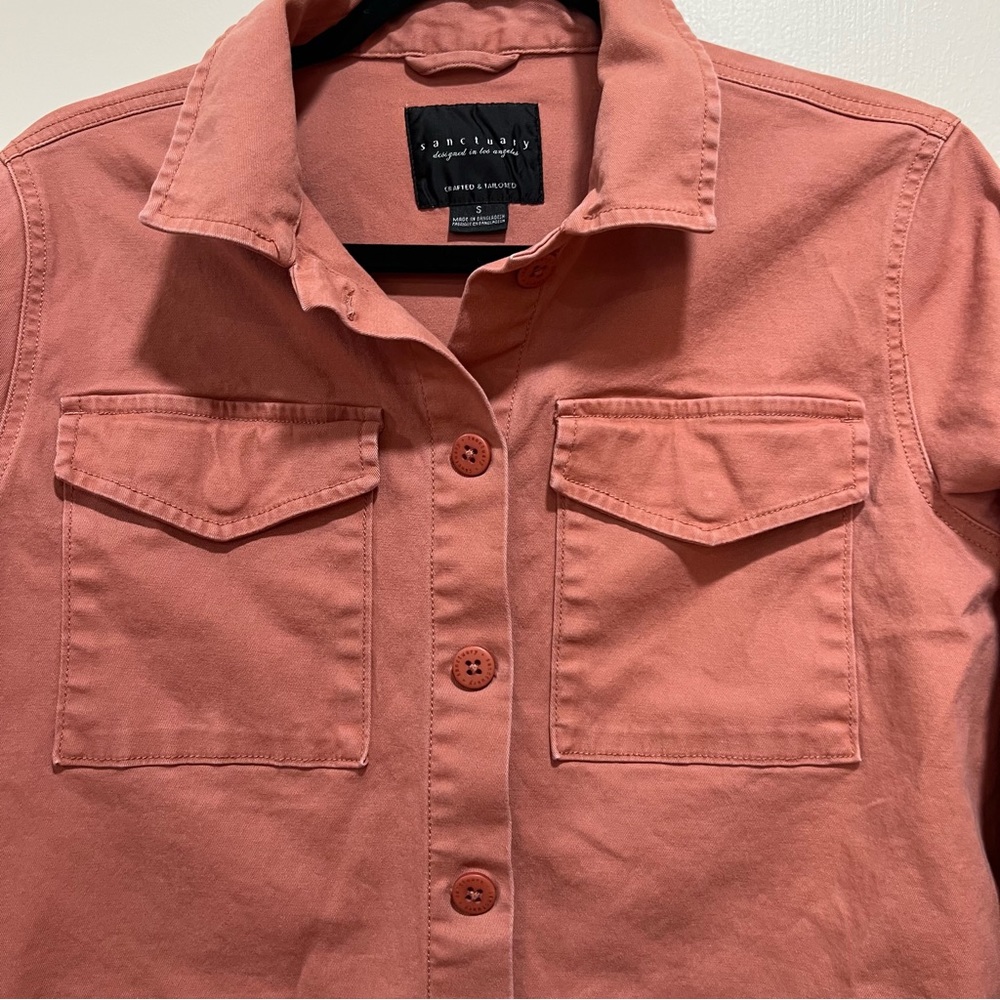 Sanctuary Four Pocket Button Down Utility Jacket - image 2